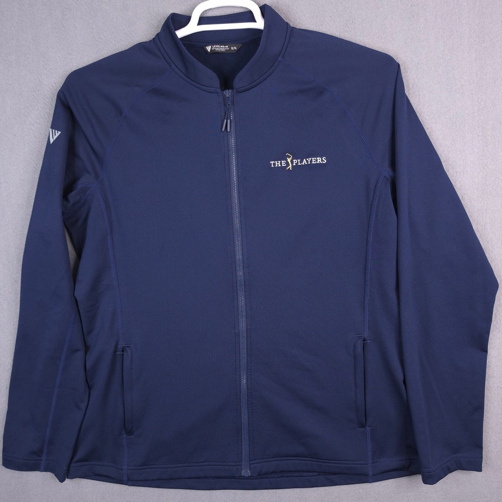 Levelwear The Players Championship Golf Jacket Navy Blue XL Full Zip Performance